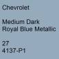 Preview: Chevrolet, Medium Dark Royal Blue Metallic, 27 4137-P1.